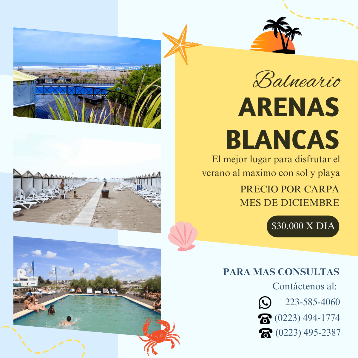 Promocion de vacaciones de invierno 2025 hotel 30 de octubre